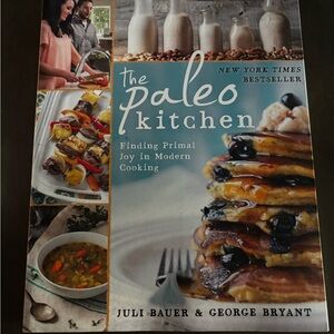 The Paleo Kitchen Cookbook by Juli Bauer & George Bryant - Blue Cover